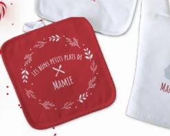 Gant Et Maniques Personnalisables - Collection Family Circus Noël