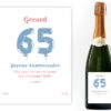 Bouteille De Champagne - Collection Ballons D'anniversaire