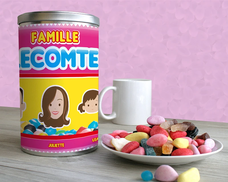 Boîte De Bonbons Family Circus - Haribo 2 Boîte De Bonbons Family Circus - Haribo – Image 2