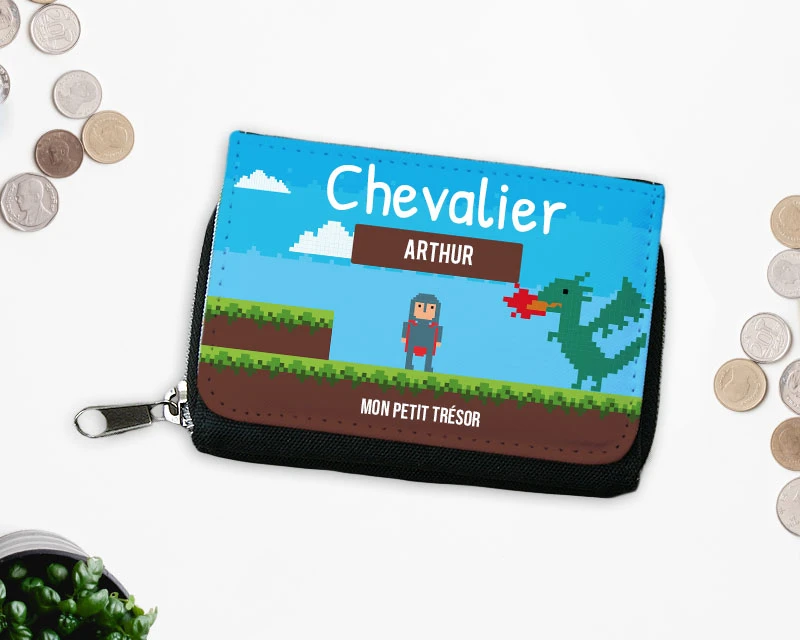 Porte-monnaie Personnalisable - Collection Jeux Vidéo Rétro - Version Garçon 1 Porte-monnaie Personnalisable - Collection Jeux Vidéo Rétro - Version Garçon