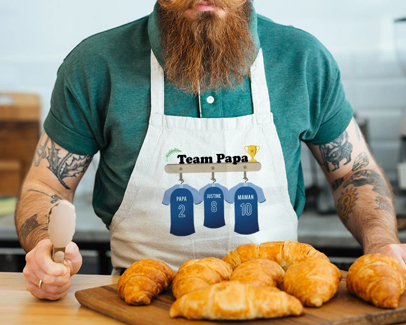 Tablier Personnalisé - Dream Team De Papa 2 Tablier Personnalisé - Dream Team De Papa – Image 2