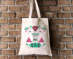Tote Bag Personnalisable - Skateboard - 100% Coton Naturel