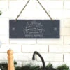 Plaque De Porte Personnalisée - Joyeux Noël