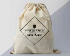 Petit Pochon Personnalisable - Rangement Câbles Et Chargeurs