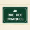 Les Plaques De Rue Émaillées