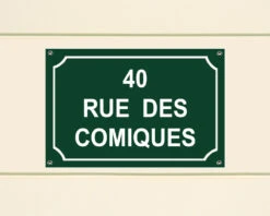 Les Plaques De Rue Émaillées