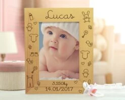 Cadre Gravé Naissance