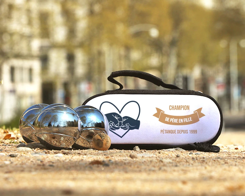 Sacoche De Pétanque Personnalisable - De Père En Fils - Fille 1 Sacoche De Pétanque Personnalisable - De Père En Fils - Fille
