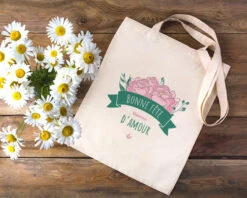 Tote Bag Personnalisable - Collection Maman Fleurie -Cadeaux c6b7f606261ecabb038abd7b51c5fa7e8c23a3ff156148568eef7da3b09728173