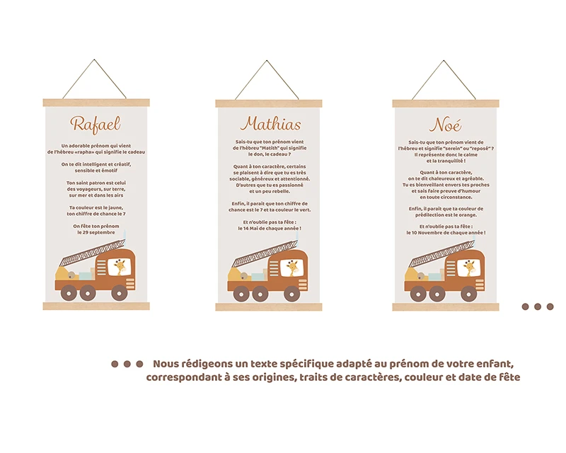 Affiche Personnalisée Au Prénom De L'enfant 3 Affiche Personnalisée Au Prénom De L'enfant – Image 3