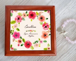 Boîte à Bijoux Jardin Fleuri