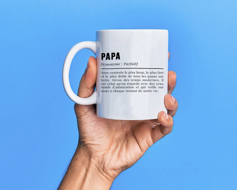 Mug Personnalisé Définition Avec Photo - Papa 1 Mug Personnalisé Définition Avec Photo - Papa