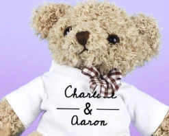 Ourson En Peluche Personnalisable - Jour De Rencontre -Cadeaux cf127d72b6fef8146a0358dd0633818c8dd77a0555d376d4cc7dfac996d91507