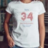 T-shirt Blanc Femme Personnalisable - Collection Ballons D'anniversaire