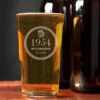 Verre à Bière Personnalisé - Année De Naissance
