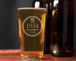Verre à Bière Personnalisé - Année De Naissance