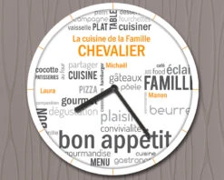 Horloge Petits Mots Pour La Cuisine -Cadeaux d13d8d53ba51c0900bc87c9a369bbf8e87d5bc9125ea55f3ce6a9986b03e21860
