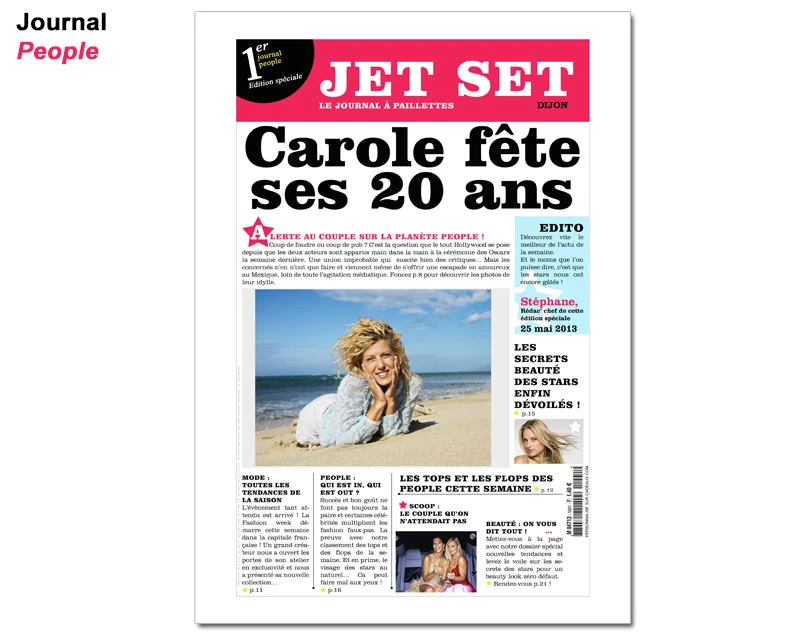 Fausse Une De Journal - People 2 Fausse Une De Journal - People – Image 2