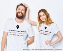 T-shirt Personnalisé - Blanc Homme - Là Où Tout A Commencé -Cadeaux d356416c3fa53c0542f3e63254998e22bdf3c5bdc28ec90ce90b65ebb5c531585