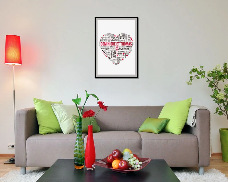 Affiche Mots D'Amour Romantique 3 Affiche Mots D'Amour Romantique â Image 3