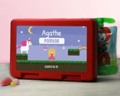 Boîte à Goûter Personnalisable - Jeux Vidéo Rétro - Version Fille -Cadeaux d7a05ee8825470d8b1dc1aaf7819f9ee6e93c999b4f6ded32e186a243f0121315