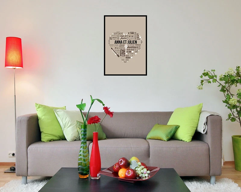 Affiche Mots D'Amour Taupe 4 Affiche Mots D'Amour Taupe – Image 4