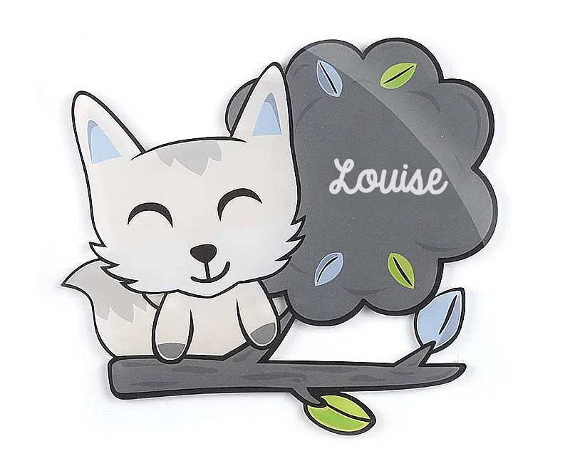 Plaque Décorative Personnalisable - Renard 3 Plaque Décorative Personnalisable - Renard – Image 3