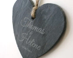 Coeur Ardoise à Suspendre Mariage -Cadeaux db89fb8e7fd4e0f12a3f322bee636c855b6f192c95ca449054e20018963b17245