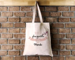 Tote Bag Personnalisable - Tu Es La Meilleure Du Monde - 100% Coton Naturel