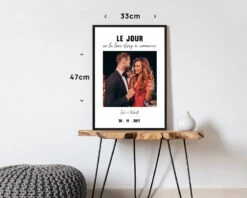 Affiche Personnalisée - Le Jour Où... -Cadeaux de8f829bd38cdc9ec248a9ab7f63903d8421c3d60f02b68c5c0989b9be8037396
