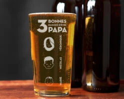 Verre à Bière Personnalisé - Les Bonnes Raisons D'être Papa -Cadeaux dec113345bb78e2805ccea497933ce127496e884a06567e31fbfa78589f2580