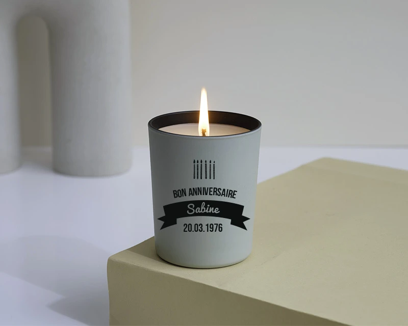 Bougie Personnalisable Parfumée - Bougies D'anniversaire 4 Bougie Personnalisable Parfumée - Bougies D'anniversaire – Image 4