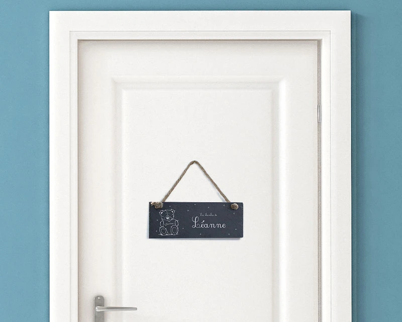 Plaque De Porte Enfant - Teddy Bear Câlin 2 Plaque De Porte Enfant - Teddy Bear Câlin – Image 2