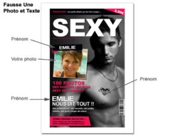 Fausse Une De Magazine - Sexy Homme 5 Fausse Une De Magazine - Sexy Homme -Cadeaux e65326f81ba8f0a7bf7380e39340e736369e8d44750696088bb2fbff25af27598