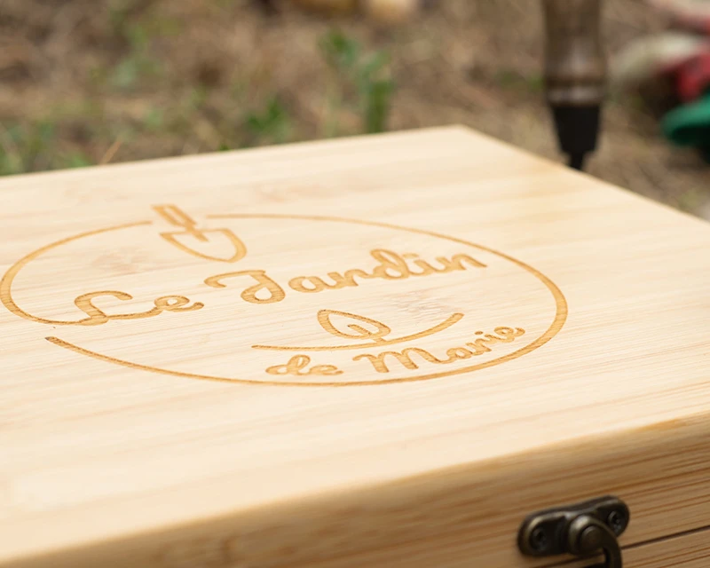 Kit D'outils De Jardinage Dans Coffret Personnalisé 2 Kit D'outils De Jardinage Dans Coffret Personnalisé – Image 2