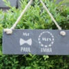 Plaque De Porte Personnalisée - Mr & Mrs