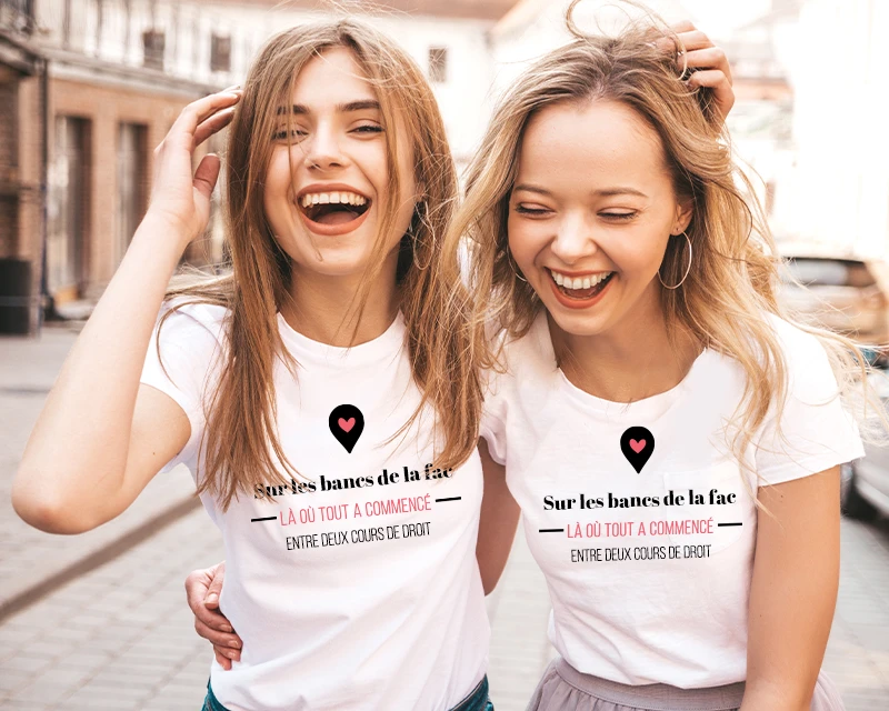 T-shirt Personnalisé - Blanc Femme - Là Où Tout A Commencé 3 T-shirt Personnalisé - Blanc Femme - Là Où Tout A Commencé – Image 3