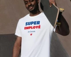 T-shirt Homme Personnalisé - Super Employé