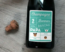 Bouteille De Champagne - Les Bonnes Raisons D'être Papa -Cadeaux f5f6c7f3c387cecda5f081241012b753f1e7559e937dace0634b986f1abe21447