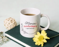 Mug Personnalisé - Maman Depuis -Cadeaux f79db75991745acc9b2b642e62de78c96a5b5f21ba6cd3e1ac493368e31c35838