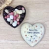Coeur Tout Chocolat Personnalisé - Bonne Fête Mamie