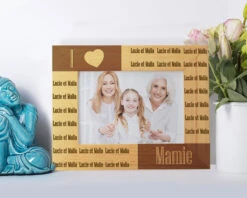 Cadre Gravé I Love Grand-Mère